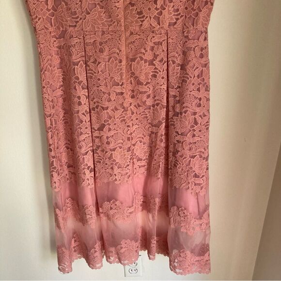 Katherine Kelly women’s lace pink dress size 12.  New with tags.  Read below! - Picture 10 of 11